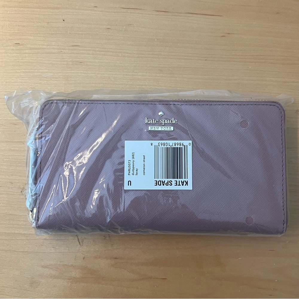 Brand New Kate Spade New York Large Slim Bifold Wallet - Light Pink